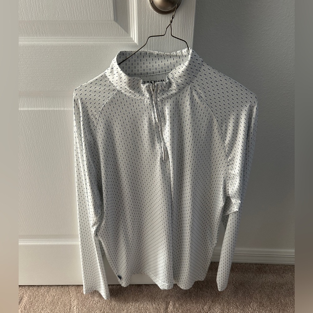 Mizzen + Main Quarter Zip - White Medium